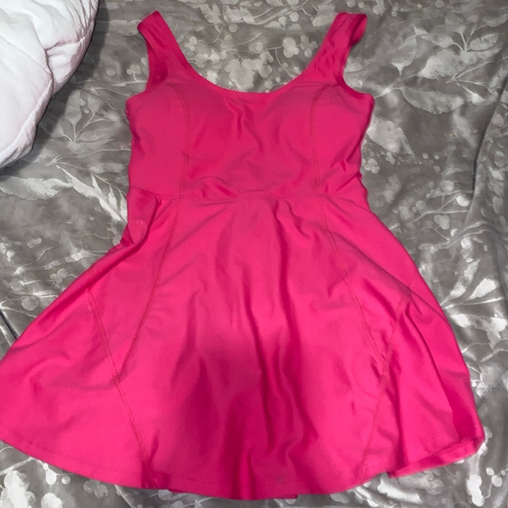 Hot pink skirt/short dress
